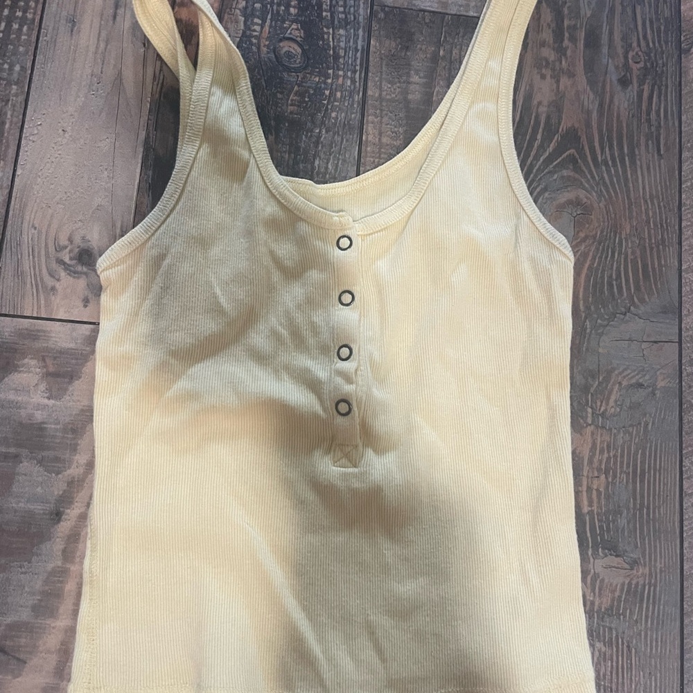 Yellow Sleeveless Top